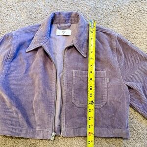 TNA XS women’s crop corduroy jacket